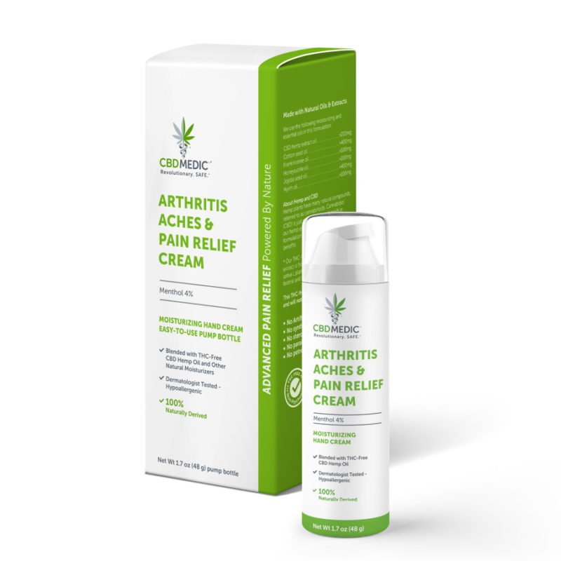 Arthritis Cream for Pain Relief CBDMEDIC™ Arthritis Hand Cream
