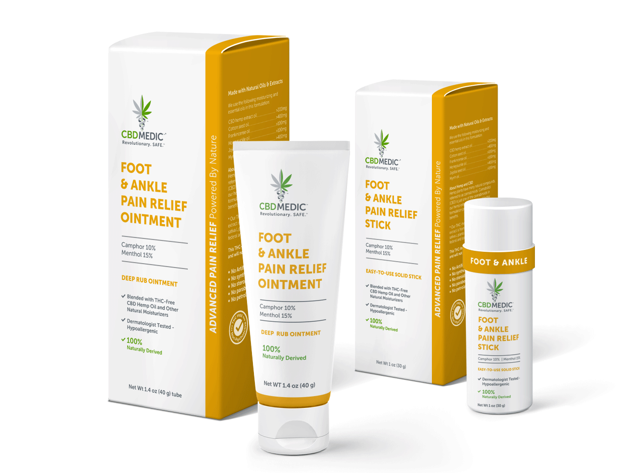 Foot & Ankle CBD Cream and Ointment - CBDMEDIC